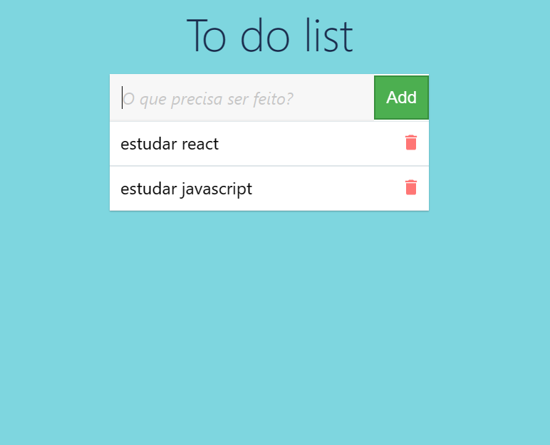 todo list